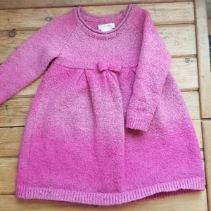 **3/$25** Joe 12-18 mo sweater dress pink